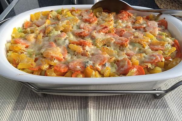 Vegetable Casserole with Gorgonzola