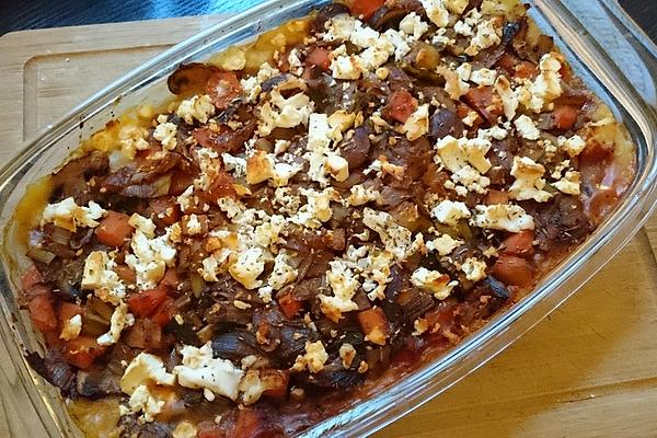 Vegetable Casserole with Mashed Potatoes