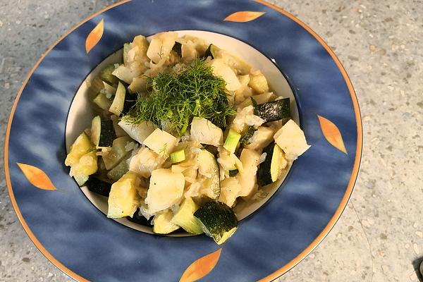 Vegetable Pan Green and White