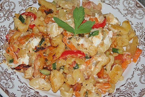 Vegetable Pan with Spaetzle