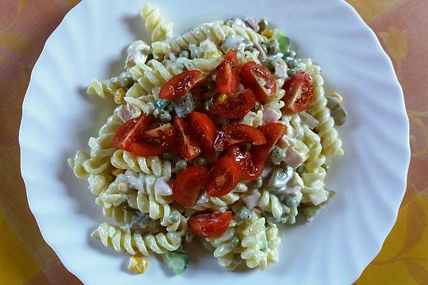 Vegetable Pasta Salad with Yogurt