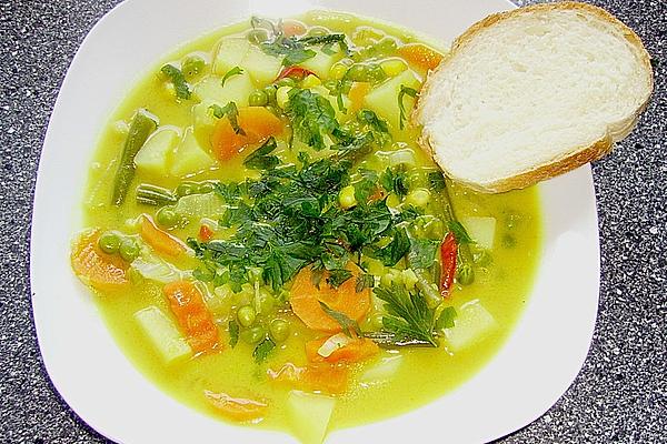 Vegetable Pot with Coconut Milk À La Knobichili