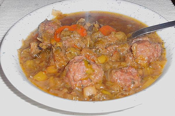 Vegetable Soup À La Fleur, Spicy