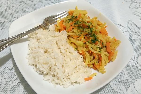Vegetable Sticks with Rice
