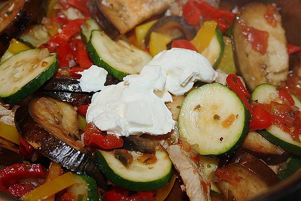 Vegetables and Meat in Pot