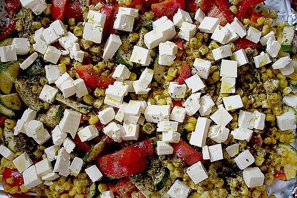 Vegetables with Sheep Cheese