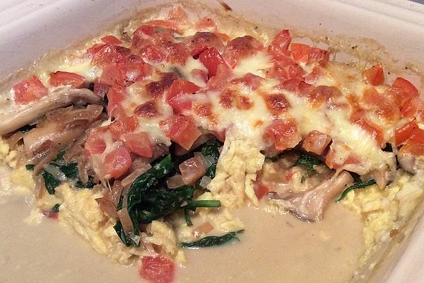 Vegetarian Egg and Spinach Casserole