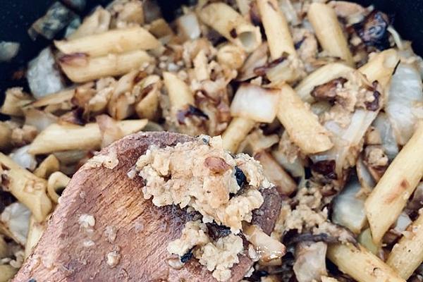 Vegetarian Fried Minced Meat Without Soy