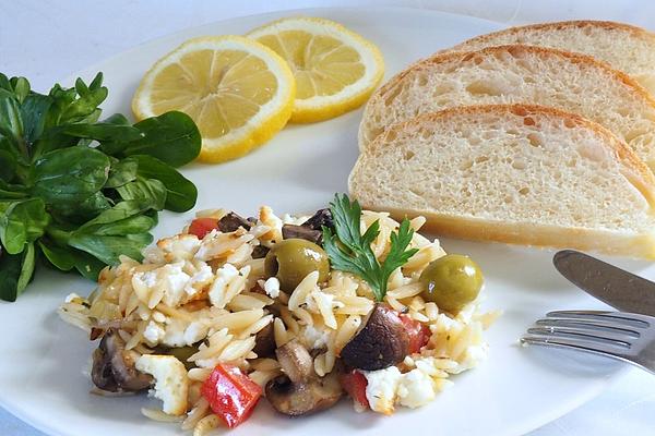 Vegetarian Kritharaki Casserole