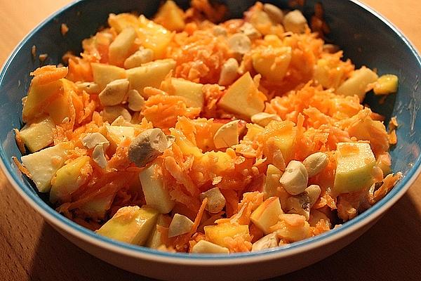 Vegetarian Mango, Carrot and Apple Salad