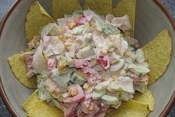 Vegetarian Nachos Salad