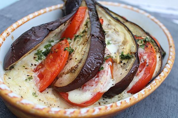 Vegetarian Stuffed Aubergines in Special Way