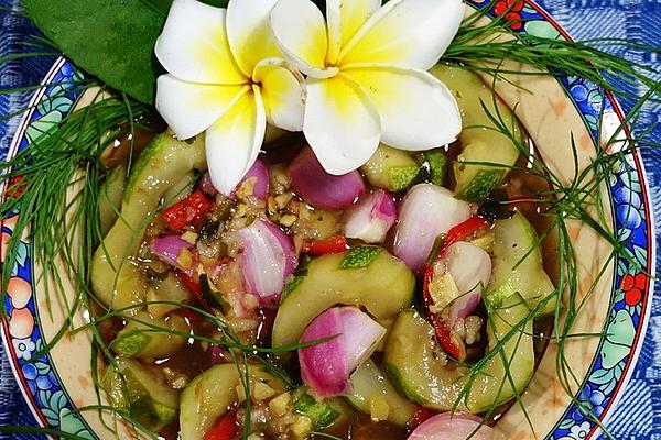 Very Hot, Sweet and Sour Cucumber Pieces, Szechuan Style