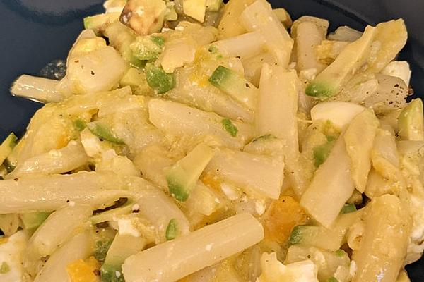 Warm Asparagus Salad with Avocado