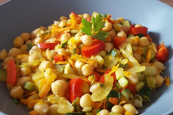 Warm Chickpea Salad