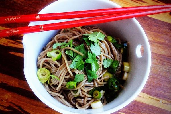 Warm Soba Noodle Salad