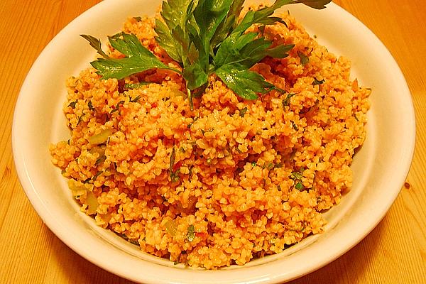 Wheat Groats Salad (Kisir)