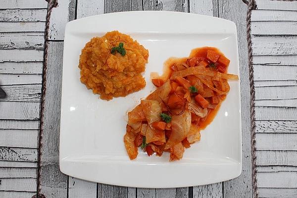 White Cabbage with Chilli and Carrots