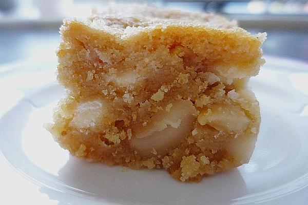 White Chocolate &amp; Macadamia Brownies