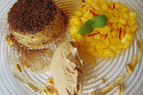 White Chocolate Souffle, Honeybusch Ice Cream