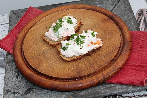 Whole Grain Bread with Carrot Cream