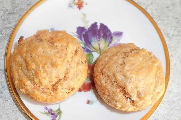 Whole Grain Carrot Yogurt Muffins