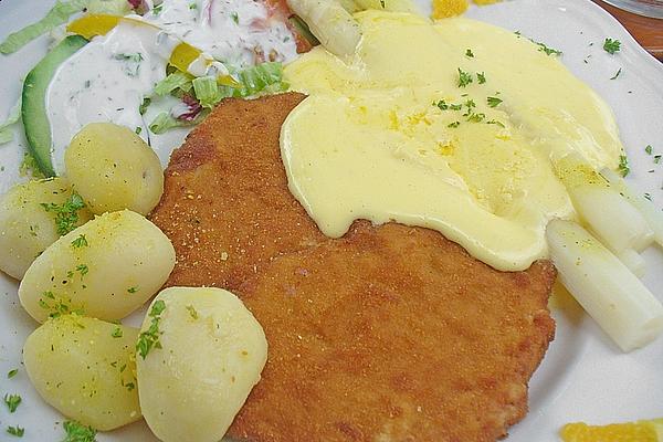 Wiener Schnitzel with Asparagus