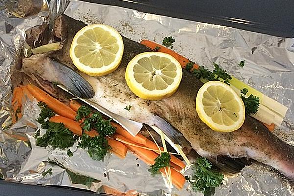 Wild Salmon from Oven