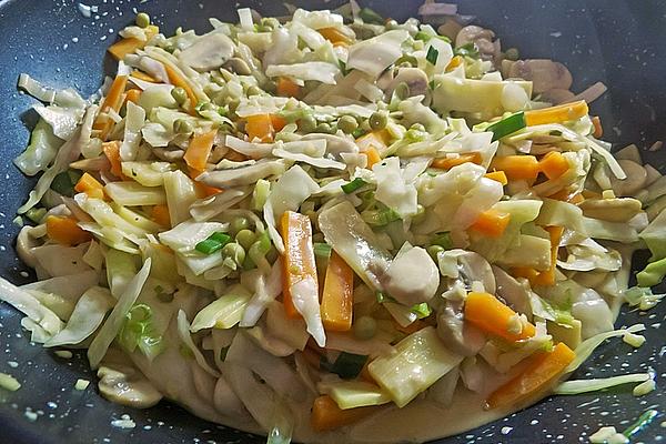 Wok Vegetables with Coconut Milk