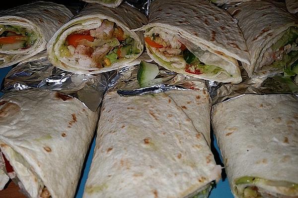 Wraps with Turkey Breast and Avocado