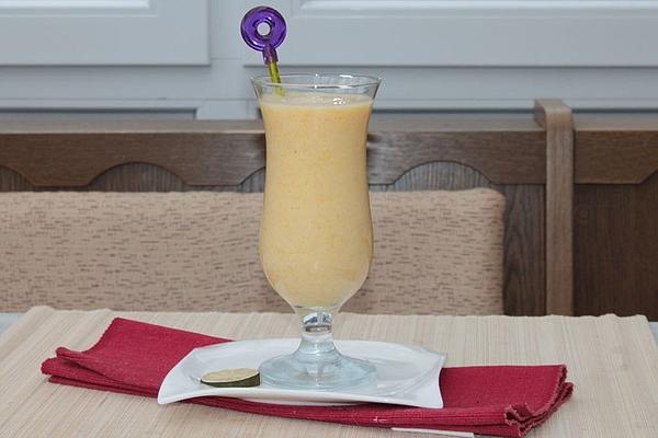 Yogurt and Peach Drink