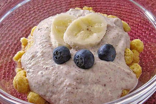 Yogurt Dessert with Blueberries