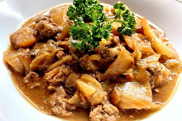 Young Braised Cabbage with Minced Meat
