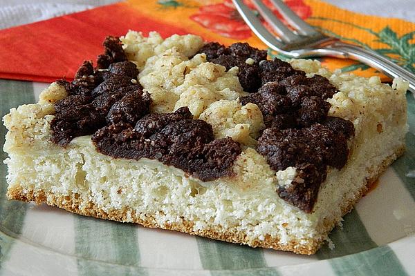 Zebra Crumble Cake