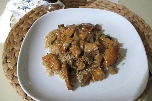 Zucchini and Chicken Strips