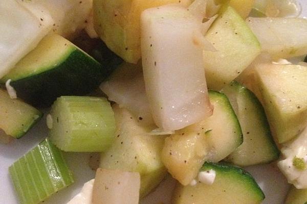 Zucchini and Fennel Pan