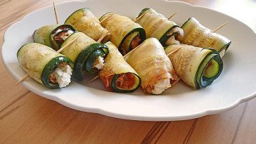 Zucchini Pie with Bacon and Cheese