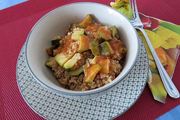 Zucchini Bulgur