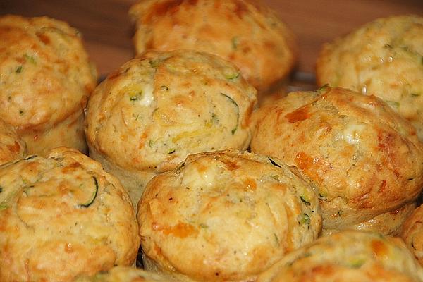 Zucchini Muffins with Feta Cheese