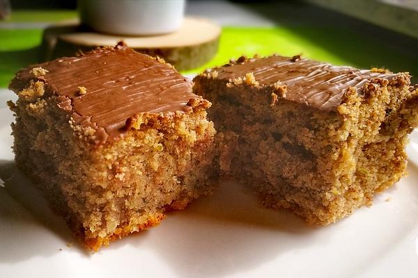 Zucchini Nut Cake with Chocolate