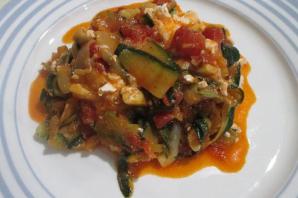 Zucchini Pasta Low Carb