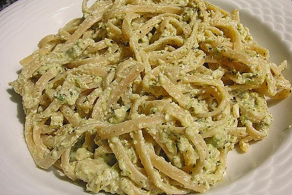 Zucchini Pesto with Pumpkin Seeds