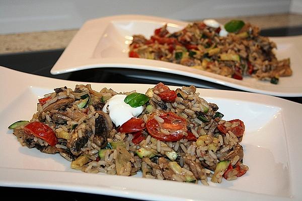 Zucchini – Rice – Pan