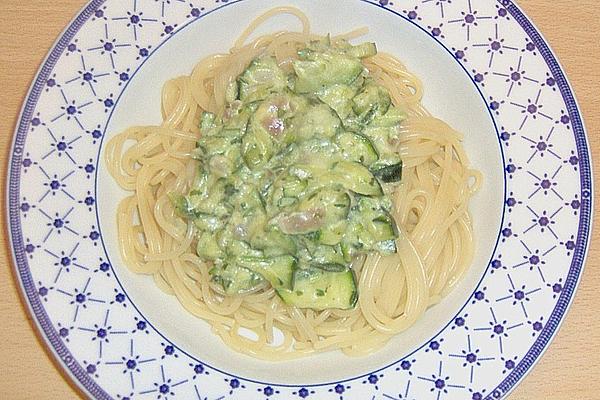 Zucchini Sauce with Pasta