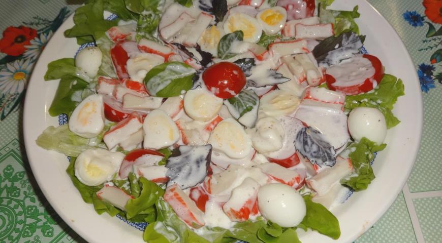 Quail Egg Salad