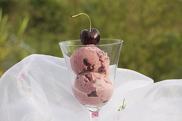 Amarena Yogurt Ice Cream