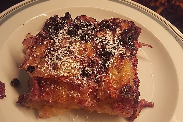 Apple and Blueberry Lasagna