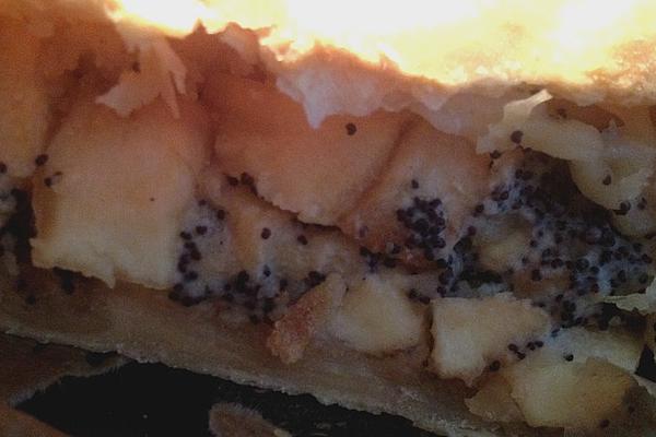 Apple, Poppy Seed and Marzipan Strudel