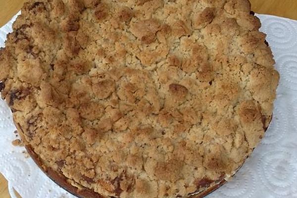 Apple Quark Crumble Cake