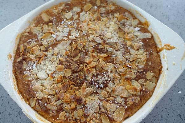 Apricot Gratin with Almond Cream